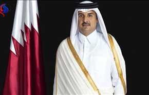 امير قطر يهنئ إنتصار القوات العراقية على داعش بالموصل