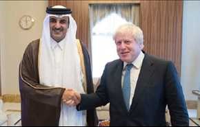 أمير قطر يلتقي وزير خارجية بريطانيا في الدوحة