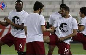 صورة أمير قطر تتسبب بعقوبات من الفيفا
