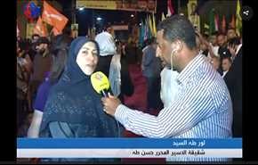 شاهد.. شقيق مذيعة قناة العالم من بين اسرى المقاومة المحررين