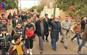 رئيس الوقف السني من جامع النوري بالموصل: نعلن سقوط دولة القتل والتهجير