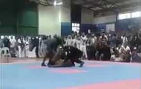 بالفيديو: حركة استعراضية تنهي حياة بطل في كمال الأجسام !