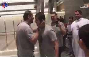 بعد الاردن.. شاهد لحظة وصول شقيق زوجة ديكتاتور العراق إلى قطر!