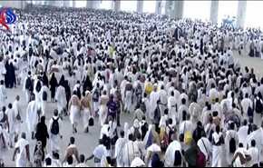 فيديو؛ الحجاج يواصلون اداء المناسك في اول ايام عيد الاضحى المبارك