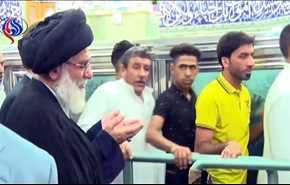 بالفيديو.. آية الله شاهرودي يزور كربلاء المقدسة ويلتقي العلماء والمسؤولين