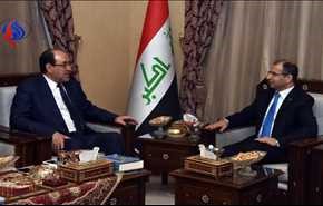 الجبوري يستقبل المالكي ويبحثان تطورات الاوضاع المحلية والاقليمية