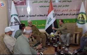 بالصور.. وصول المهندس الى مقر قيادة محور الشمال للحشد الشعبي في محافظة كركوك