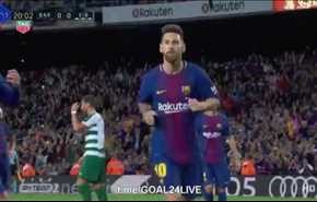 بالفيديو.. هكذا سحق برشلونة بقيادة ميسي ضيفه ايبار