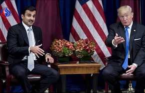 شاهد.. سوء فهم بين دونالد ترامب وتميم بن حمد!