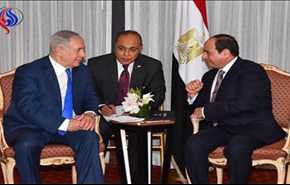 السيسي يدافع عن الصهاینة ويطالب الفلسطينيين بالتعايش مع الإحتلال