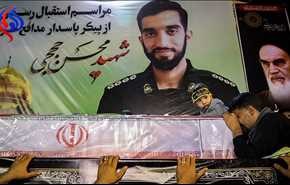 طهران تشيع اليوم جثمان الشهيد حججي