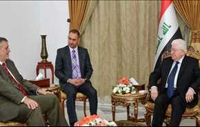 معصوم يجدد الدعوة للحوار والسبل السلمية لحل ازمة كردستان