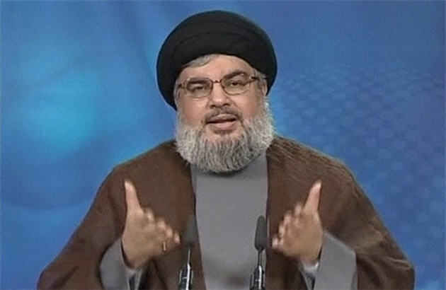 سید حسن نصرالله  سخنرانی می کند