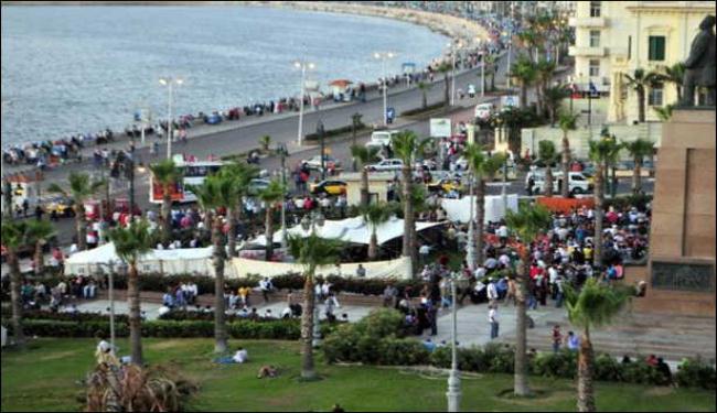 عميل اسرائيلي يثير الفوضى بالاسكندرية