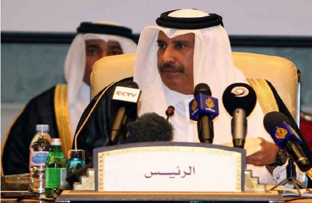 نخست وزیرقطر با ملک عبدالله دیدار کرد