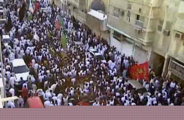مردم قطيف ازتک تيراندازان آل سعودباکي ندارند