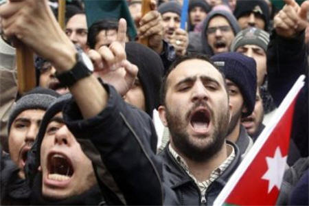 4نفر دردرگيري هاي اردن زخمي شدند