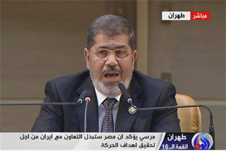 ابراز تاسف ازحمله مرسي به سوريه دراجلاس تهران