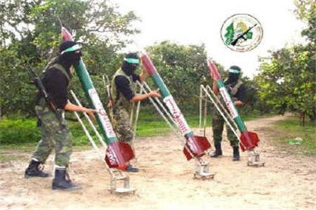 پاسخ موشكي فلسطينيان به حملات صهيونيستها