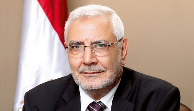 ابو الفتوح يعلن قبوله نتيجة الاستفتاء بعد التحقيق