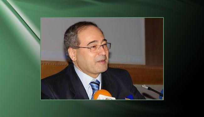 المقداد يؤكد حق الرئيس الاسد بالترشح للانتخابات