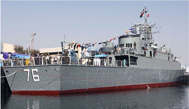 مدمرة جماران تعود الى ميناء بندرعباس