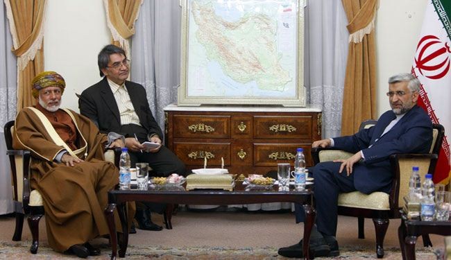 جلیلي: العلاقات بین إیران وسلطنة عمان ممتازة