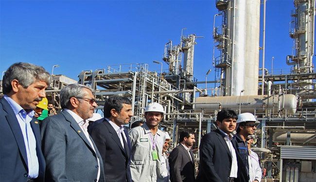 تدشین أکبر مشروع للغاز الطبیعي NGL في إيران