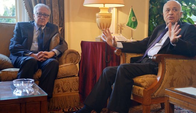 الابراهيمي يؤكد رغبة دمشق بالحوار والحل السلمي