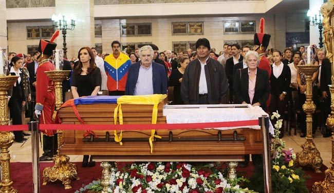 تشييع تشافيز بمشاركة قادة العالم بينهم احمدي نجاد