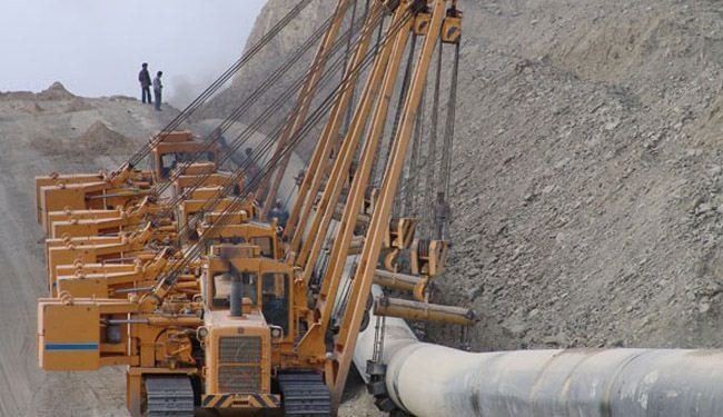 بدء مد خط انابيب نقل غاز ايران الى باكستان اليوم