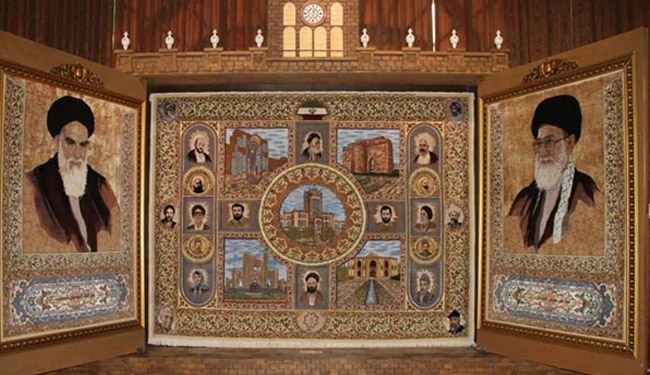 إيران إزاحة الستار عن أكبر لوحة سجاد في العالم