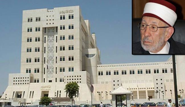 سوريا تطالب مجلس الامن بادانة جريمة اغتيال البوطي