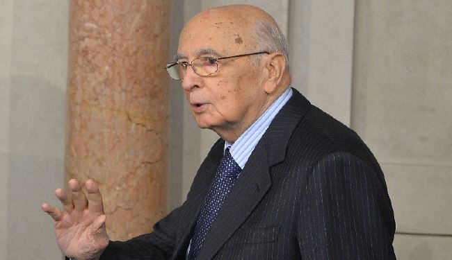 اعادة انتخاب الرئيس الايطالي نابوليتانو