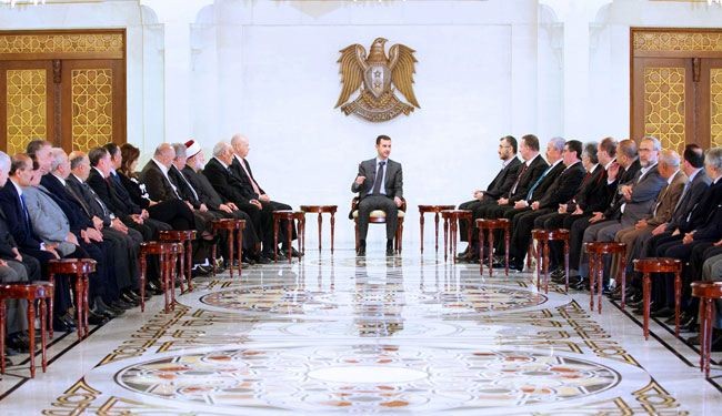 الاسد : لا مهادنة مع التكفيريين والارهابيين