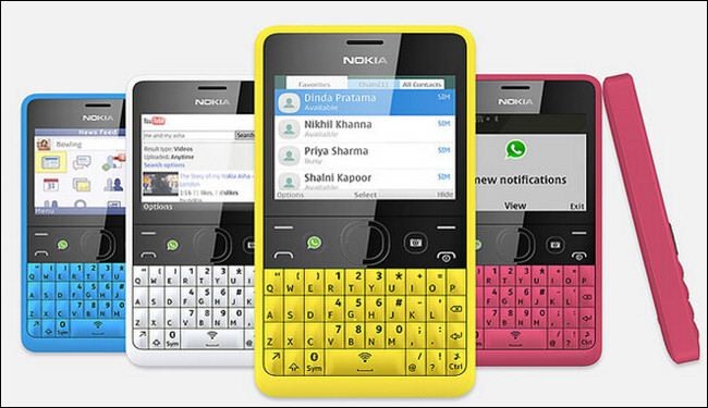 نوكيا تعلن عن Asha 210 مع زر خاص بالواتساب