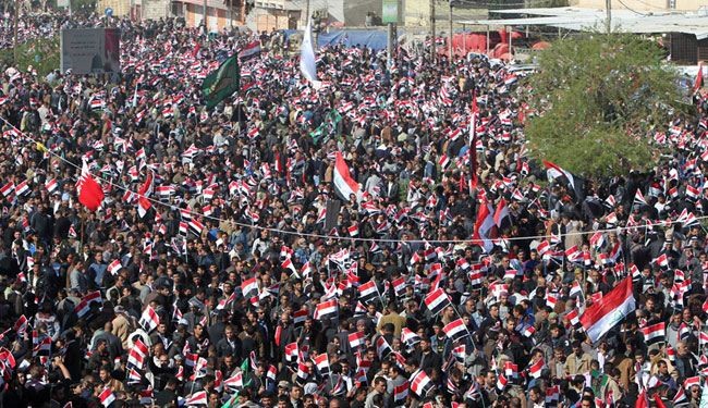 تظاهرة اليوم تطالب النجيفي ادراج قانون تجريم البعث