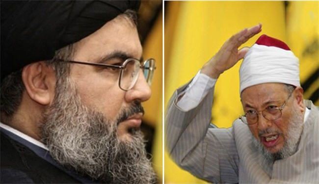 القرضاوي في جمعة يشكر اميركا واخرى يهاجم حزب الله