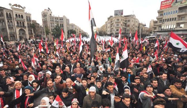 بحران سوريه تنها به دست مردمش حل مي شود