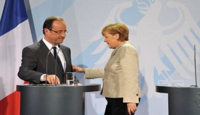 ميركل وهولاند يرغبان تعزيز يوروغروب