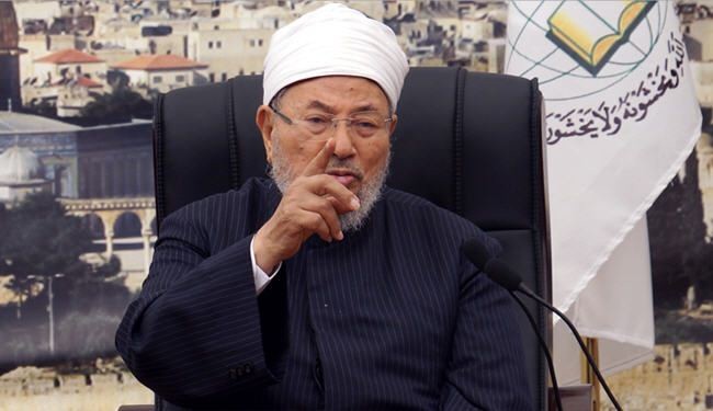 القرضاوي يدعو الى يوم غضب دعما للمسلحين بسوريا!