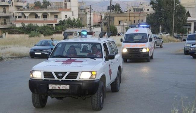 الصليب الاحمر ينقل 87 جريحاً من القصير الى لبنان