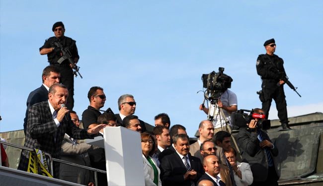 اردوغان: مخالفان را خفه می کنم !