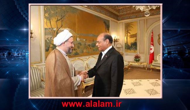 المرزوقي يدعو الى تعزيز العلاقات بين تونس وايران