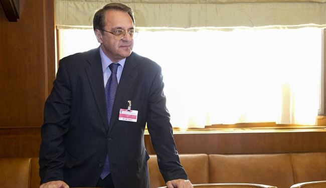 بوگدانف: ارسال سلاح، یعنی مرگ راهکار سیاسی