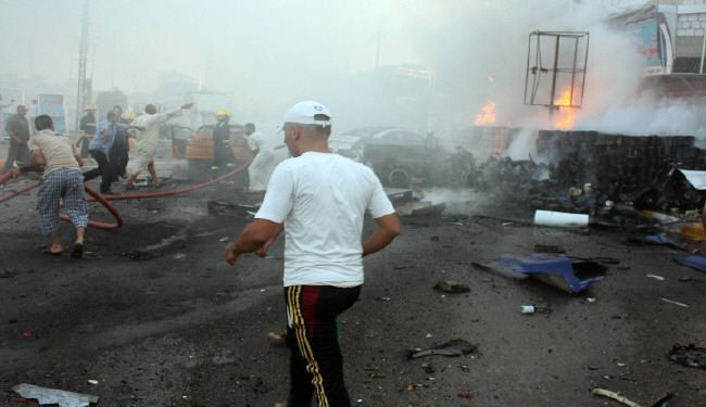 مقتل 65 شخصا بانفجار سيارات مفخخة في بغداد
