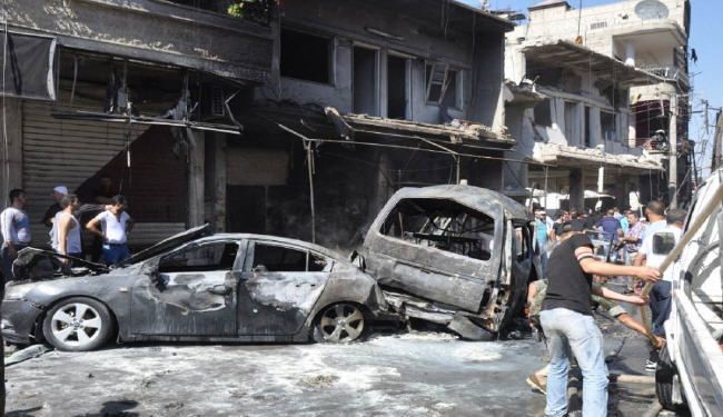سبعة قتلى و62 جريحا بانفجار سيارة مفخخة بريف دمشق