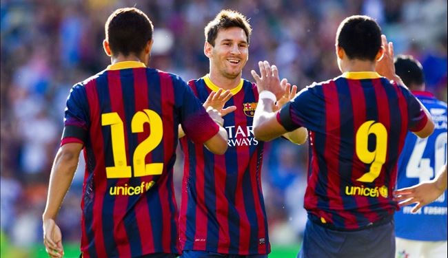 برشلونة يسحق فاليرينجا بسباعية نظيفة