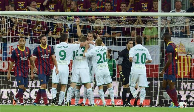 برشلونة يتعادل ودياً في بولونيا