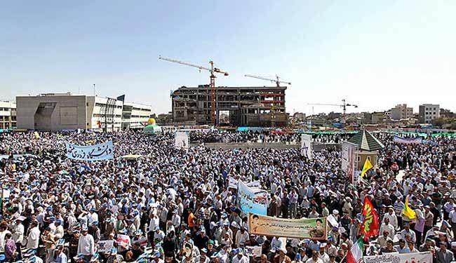 رفسنجاني: يوم القدس يعزز معنويات الفلسطينيين